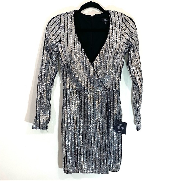 NWT Lulu’s Sequin Mini Dress Small - Picture 2 of 6